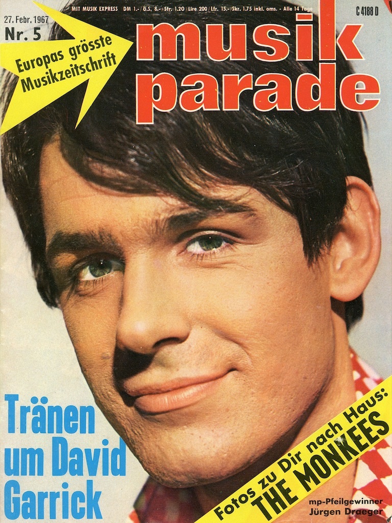 Zeitschrift "musik parade" - 27.02.1967