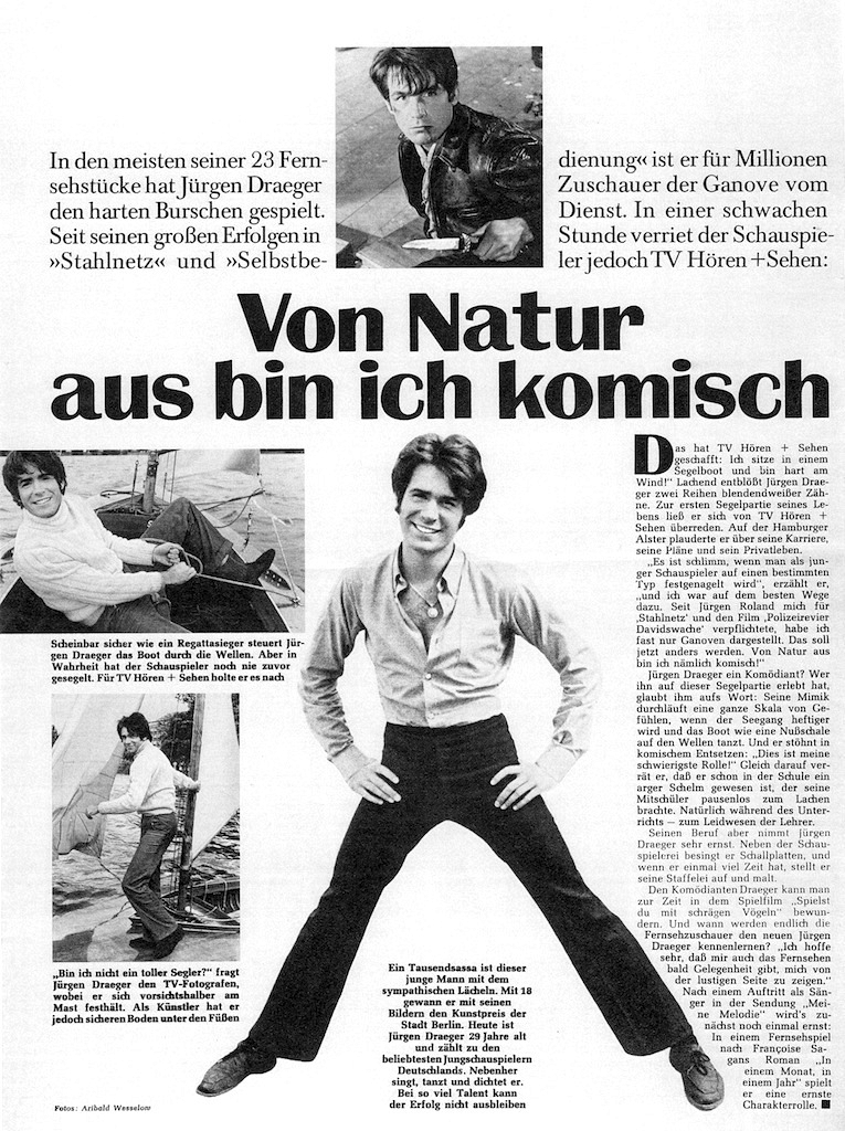 Zeitschrift "TV Hören und Sehen" - 03.09.1969